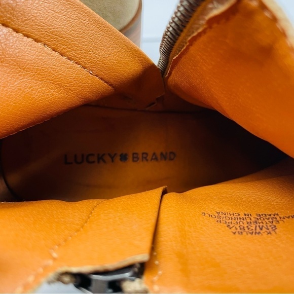 Lucky Brand Walba‎ Bootie Taupe Suede 8M - Picture 11 of 12